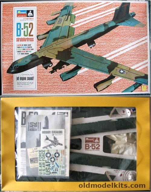 Monogram 1/72 Boeing B-52D Stratofortress with Jet Sound, PA215 plastic model kit